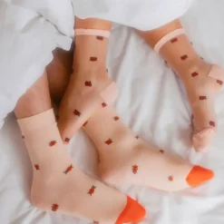 Coucou Suzette Chaussettes Transparentes Coccinelle > Femme Chaussettes|Chaussettes