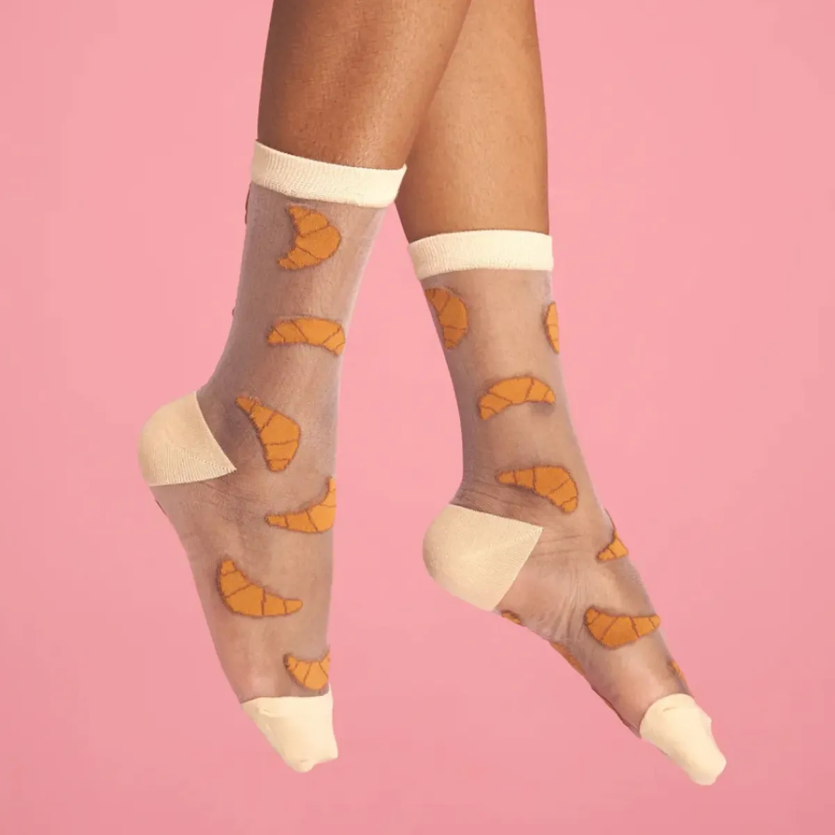 Coucou Suzette Chaussettes Transparentes Croissant > Femme Chaussettes|Chaussettes