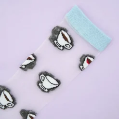 Coucou Suzette Chaussettes Transparentes Café > Femme Chaussettes|Chaussettes