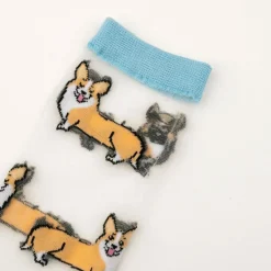 Coucou Suzette Chaussettes Transparentes - Corgi > Femme Fabriqué En France|Mode