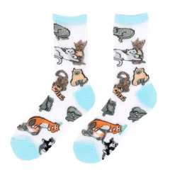 Coucou Suzette Chaussettes Transparentes - Miaou > Femme Fabriqué En France|Mode