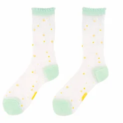 Coucou Suzette Chaussettes Transparentes 35/40 - Pâquerettes > Femme Chaussettes|Chaussettes