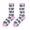 Coucou Suzette Chaussettes Transparentes - Pensée Mauve > Femme Fabriqué En France|Mode