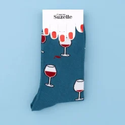 Coucou Suzette Chaussettes Vin > Femme Fabriqué En France|Chaussettes
