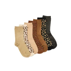 Sélectionné par Fleux Coffret de 7 Chaussettes Léopard Paillettes > Femme Chaussettes|Chaussettes