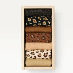 Sélectionné par Fleux Coffret de 7 Chaussettes Léopard Paillettes > Femme Chaussettes|Chaussettes