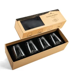 Alaskan Maker Coffret De 4 Shooters Topographic > Fabrication Artisanale|Carafes & Verres