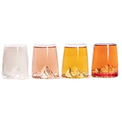 Alaskan Maker Coffret De 4 Shooters Topographic > Fabrication Artisanale|Carafes & Verres