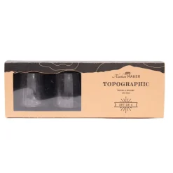 Alaskan Maker Coffret De 4 Shooters Topographic > Fabrication Artisanale|Carafes & Verres