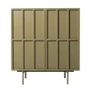 HK Living Commode / Buffet - 80 x 40 x 89 cm - Vert Olive > Buffets, Armoires & Commodes