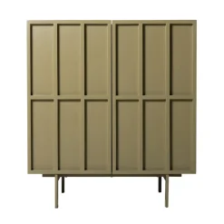 HK Living Commode / Buffet - 80 x 40 x 89 cm - Vert Olive > Buffets, Armoires & Commodes