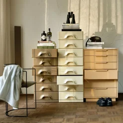 HK Living Commode 8 Tiroirs - Crème > Buffets, Armoires & Commodes