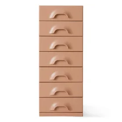 HK Living Commode 7 Tiroirs - 45 x 40.5 x 113 cm - Blush > Buffets, Armoires & Commodes