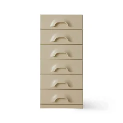 HK Living Commode 6 Tiroirs - 45 x 40.5 x 97.5 cm - Crème > Buffets, Armoires & Commodes