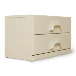 HK Living Commode 2 Tiroirs - 60 x 35 x 35,2 cm - Crème > Buffets, Armoires & Commodes