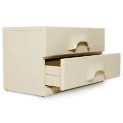 HK Living Commode 2 Tiroirs - 60 x 35 x 35,2 cm - Crème > Buffets, Armoires & Commodes