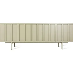 HK Living Console / Meuble télé - 159,5 x 40 x 55 cm - Vert Olive > Buffets, Armoires & Commodes