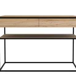 Ethnicraft Console Monolit en chêne noir - l 122 cm > Buffets, Armoires & Commodes