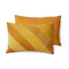 HK Living Coussin Rayé April en Velours - 60 x 40 cm > Coussins