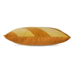 HK Living Coussin Rayé April en Velours - 60 x 40 cm > Coussins