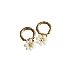 Sélectionné par Fleux Créoles avec fleur de marguerite > Bijoux & Montres