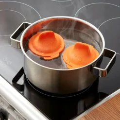 Lékué Cuit oeuf poché - Orange > Ustensiles De Cuisine
