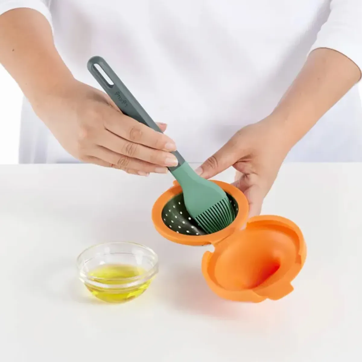Lékué Cuit oeuf poché - Orange > Ustensiles De Cuisine