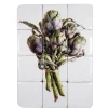 Stigerwoods Décoration murale Artichauts Violets - 60 x 80 cm > Fabriqué En Europe|Fabrication Artisanale