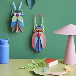 Studio Roof Décoration murale Emerald Beetle > Enfant Recyclé|Décoration Enfants