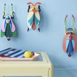 Studio Roof Décoration murale Emerald Beetle > Enfant Recyclé|Décoration Enfants