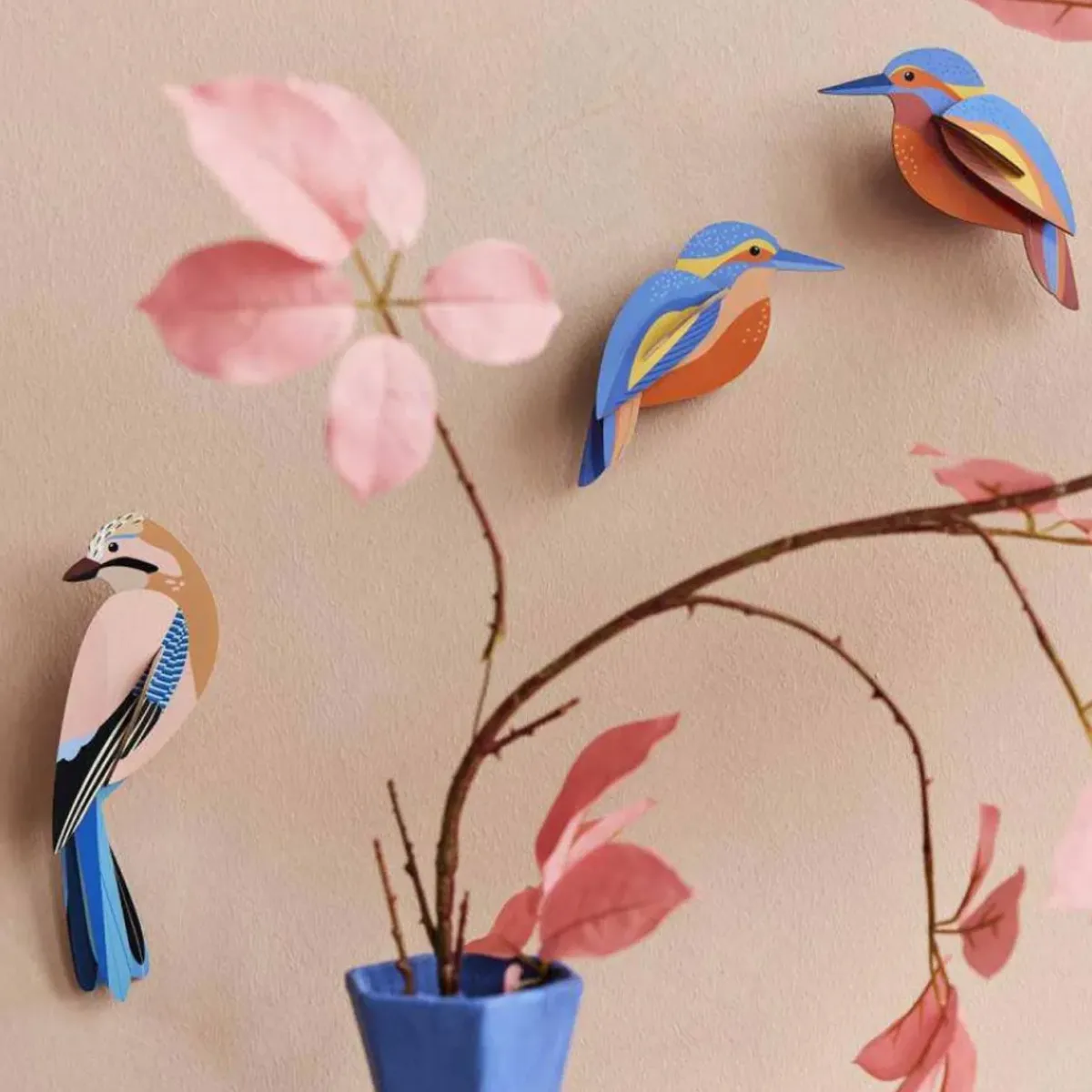 Studio Roof Décoration Murale Garden Birds Jay > Enfant Décoration Enfants|Décorations Murales