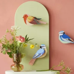 Studio Roof Décoration Murale Garden Birds Blue Tits > Enfant Décoration Enfants|Décorations Murales