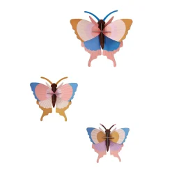 Studio Roof Décoration murale Gold Rim Butterflies - Lot de 3 > Enfant Recyclé|Décoration Enfants