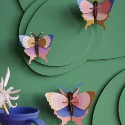 Studio Roof Décoration murale Gold Rim Butterflies - Lot de 3 > Enfant Recyclé|Décoration Enfants