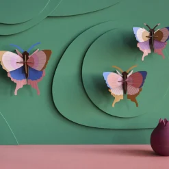 Studio Roof Décoration murale Gold Rim Butterflies - Lot de 3 > Enfant Recyclé|Décoration Enfants
