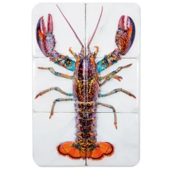 Stigerwoods Décoration murale Homard en Conserve - 40 x 60 cm > Fabriqué En Europe|Fabrication Artisanale