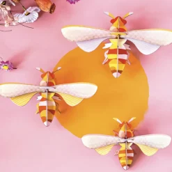 Studio Roof Décoration murale Honey Bees - Lot de 3 > Enfant Recyclé|Décoration Enfants