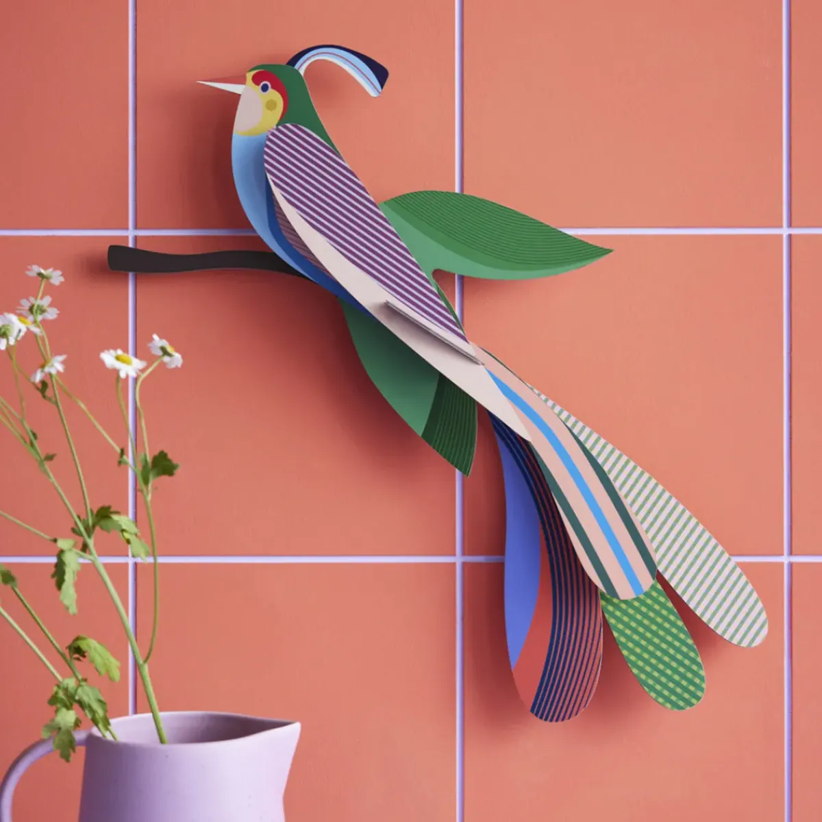 Studio Roof Décoration murale Oiseau de paradis Maya > Enfant Recyclé|Décoration Enfants