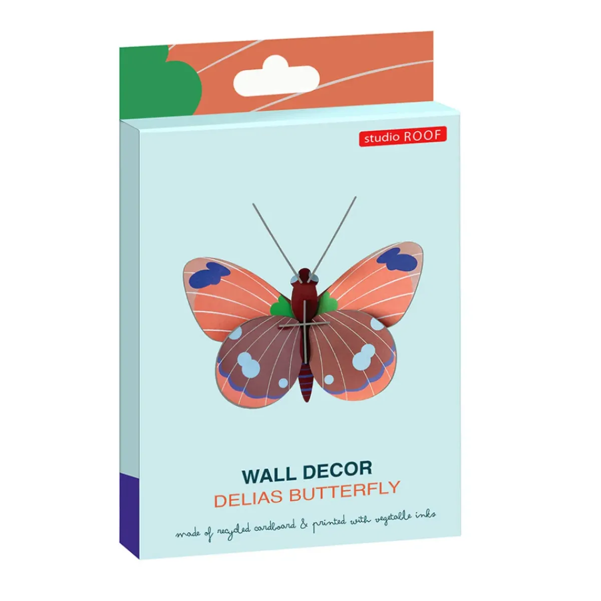 Studio Roof Décoration murale Papillon Delias en carton recyclé > Enfant Décoration Enfants|Recyclé