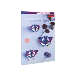 Studio Roof Décoration murale Swallowtail Butterflies - Lot de 3 > Enfant Recyclé|Décoration Enfants