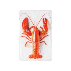 Stigerwoods Décoration murale Twin Homard rouge #1 sur fond blanc - 20 cm x 29 cm > Fabriqué En Europe|Fabrication Artisanale