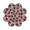Sélectionné par Fleux Dessous de Plat En Forme De Fleur - Rouge > Fabriqué En Europe|Plats & Plateaux