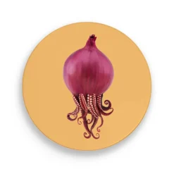 Sélectionné par Fleux Dessous de plat - Poulpe > Plats & Plateaux