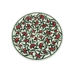 Sélectionné par Fleux Dessous De Plat Rond Céramique - Vert et Rouge > Fabriqué En Europe|Plats & Plateaux