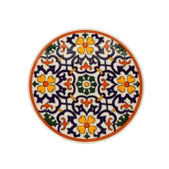 Sélectionné par Fleux Dessous De Plat Rond en Céramique - Orange et Bleu > Plats & Plateaux