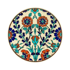 Sélectionné par Fleux Dessous de Plat Rond en Céramique - Bleuet > Plats & Plateaux
