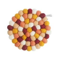 Sélectionné par Fleux Dessous de plat rond en laine > Plats & Plateaux