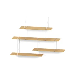 Studio Hausen Etagère Link set 2 Système Chêne/Blanc > Rangements|Etagères