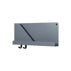 Muuto Etagère murale Folded Bleu Gris S > Etagères