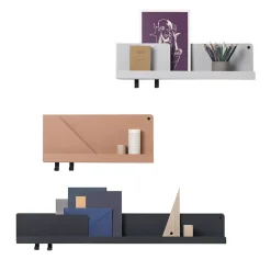 Muuto Etagère murale Folded Noir L > Etagères